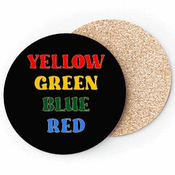 Discover PSYCHOLOGY TEST STROOP-EFFECT COLORS Coasters