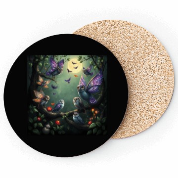 Discover Enchanted Forest Creatures Halloween Ideas Coasters