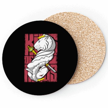Discover Lion King and the Holy Lamb Christian Art Coasters