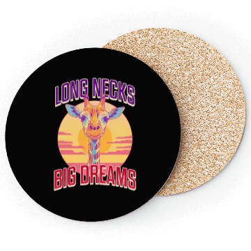 Discover Giraffe Long Necks, Big Dreams Coasters