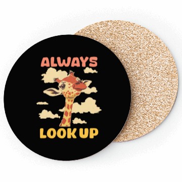 Discover Giraffe Always Look Up Coasters