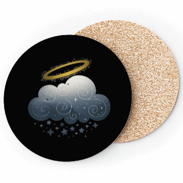 Discover Celestial Embrace Cloud and Star in a Magical Glow Coasters