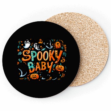 Discover Halloween spooky baby Spooky Mama Coasters
