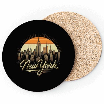 Discover New York Skyline - Iconic Cityscape Beauty Coasters