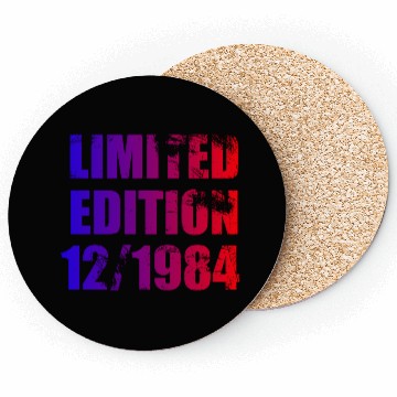 Discover 40th birthday Limited Edition 12/1984 Coasters