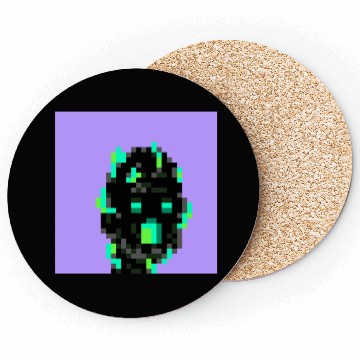 Discover Pixel Black Emerald Coasters