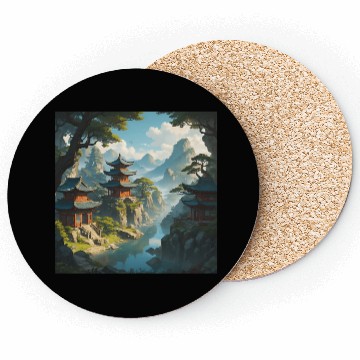 Discover Peaceful Pagoda Coasters