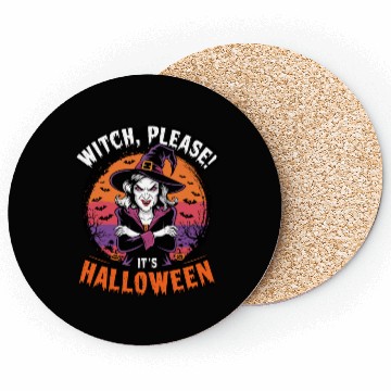 Discover Witch Please It's Halloween Coasters