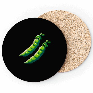 Discover 8 Bit Pixel Peas Coasters