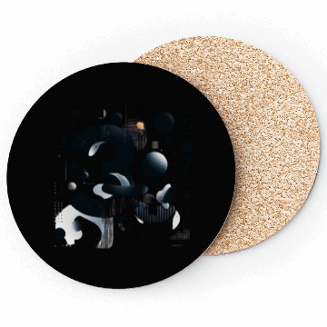 Discover Abstract Lucky number 3 Coasters