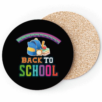 Discover Back to school colorful design. Coasters
