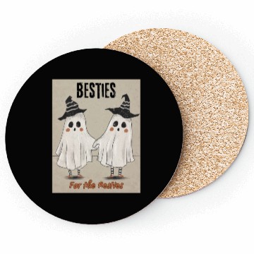 Discover Retro Ghost Besties for the Resties Top Coasters