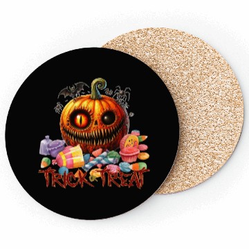 Discover Trick or treat Coasters