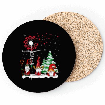 Discover Gnomes Jesus Dandelion Christmas Tree Coasters