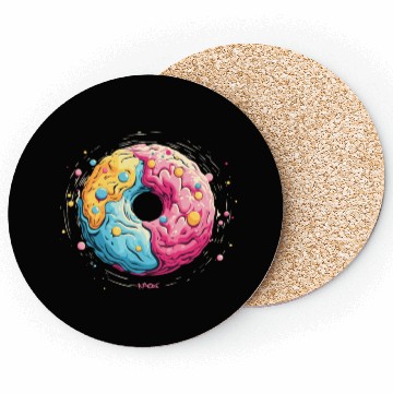 Discover A Donut Galaxy Coasters
