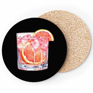 Discover Grapefruit Citrus Cocktail Coasters