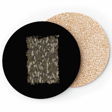 Discover Waterfowl Hunting Camo Duck Hunters Bottomland Cam Coasters