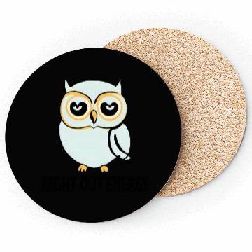 Discover Lazy Night Owl Coasters