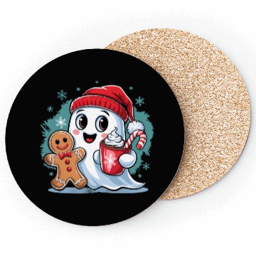 Discover Cute Christmas Ghost Coasters