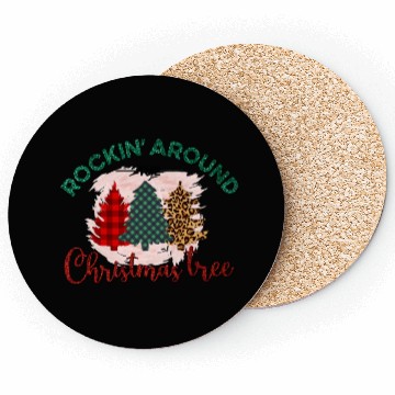 Discover Rockin' Arround Christmas Tree Coasters