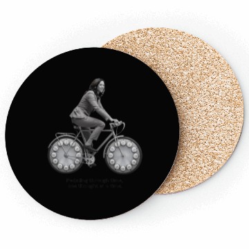 Discover Kamala Harris Cycling Through Time Coasters Unique