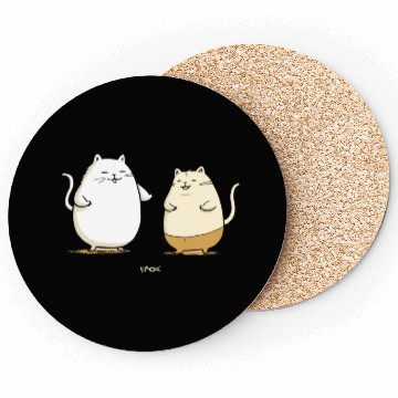 Discover Chubby Cat Friends Coasters