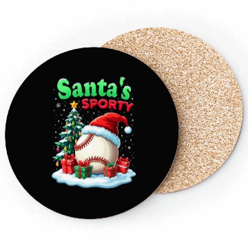 Discover Santa's Sporty Christmas Coasters