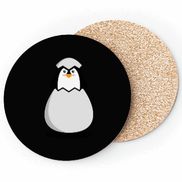 Discover Funny penguin ,Cute Penguin, Penguin logo Coasters