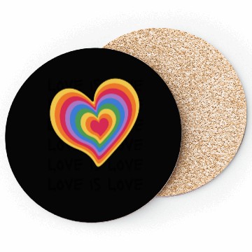 Discover Love is Love Embrace Every Kind of Love Coasters