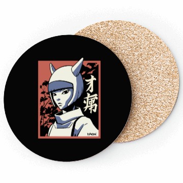 Discover Edo Cat Girl: Samurai Ninja Coasters