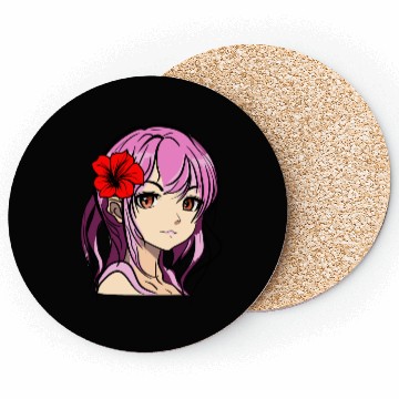 Discover Anime girl Coasters