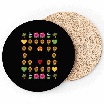 Discover Love You Design Coasters