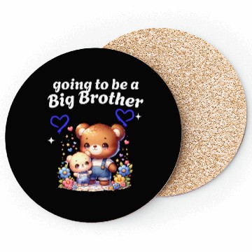 Discover I'm Going To Be A Big Brother Cute Teddy Bears, Coasters