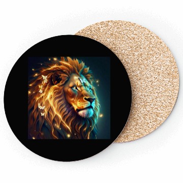 Discover Butterfly lion image Coasters