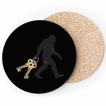 Discover Realistic Bigfoot Silhouette Coasters Sasquatch