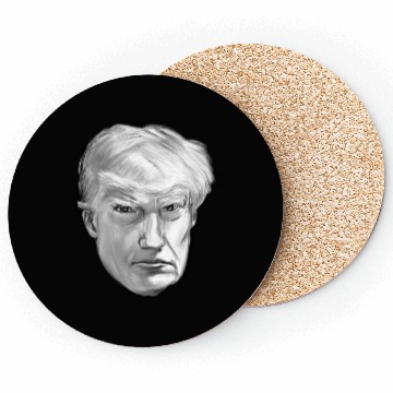 Discover Trump Head 24 Coasters