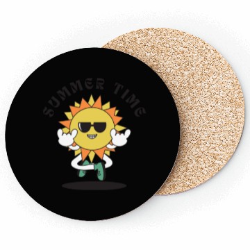 Discover cute summer time design Coasters