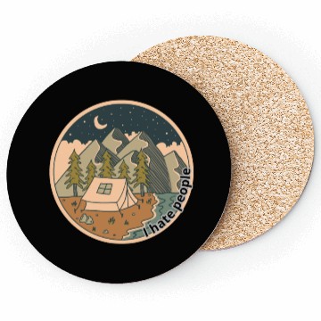 Discover I hate people CampingVibes Coasters