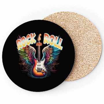 Discover Rock and Roll - Guitar Coasters