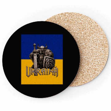 Discover Embrace Your Warrior Heritage, Ukrainian Pride Coasters
