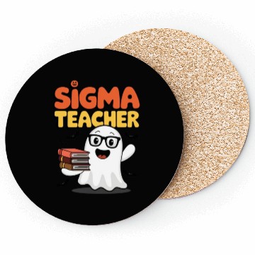 Discover TEACHER SEIGMA HALLOWEEN PUMPKIN Coasters