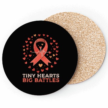 Discover CHD Awareness Tiny Hearts, Big Battles Coasters