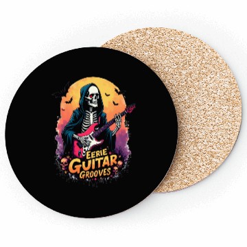 Discover Celebrate Halloween with Cowboy Funny Skeleton Coasters