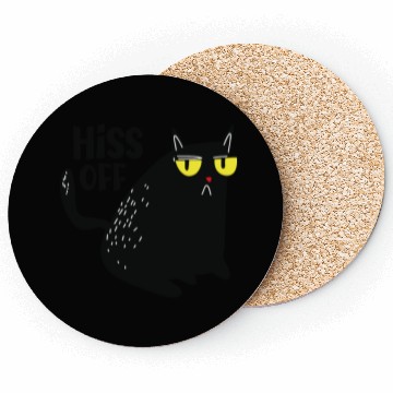 Discover hiss off cat Coasters