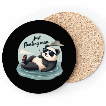 Discover Cute Panda with Sunglasses Coasters