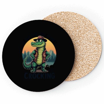 Discover Ready for Adventure? Let's Get Crocking! Coasters