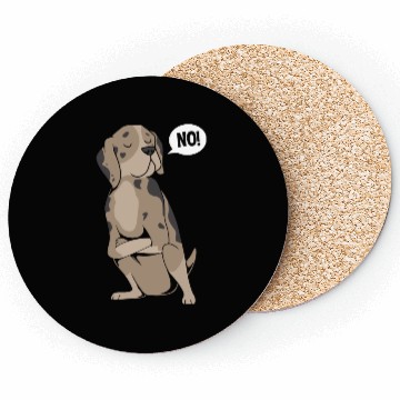 Discover Cute Dog Saying No Catahoula Leopard Dog Coasters