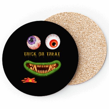 Discover trick or treat monster Coasters