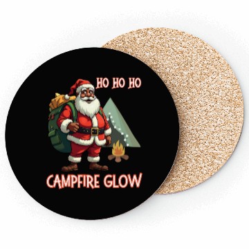 Discover Ho Ho Ho campfire glow. Coasters