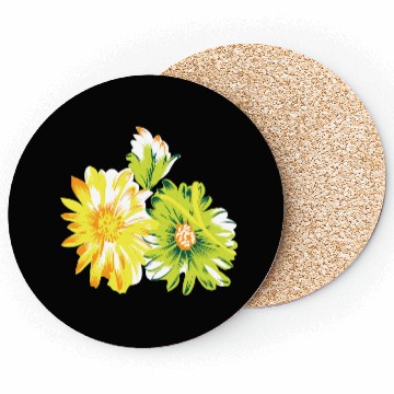 Discover Vibrant Tropical Flower Pattern Coasters